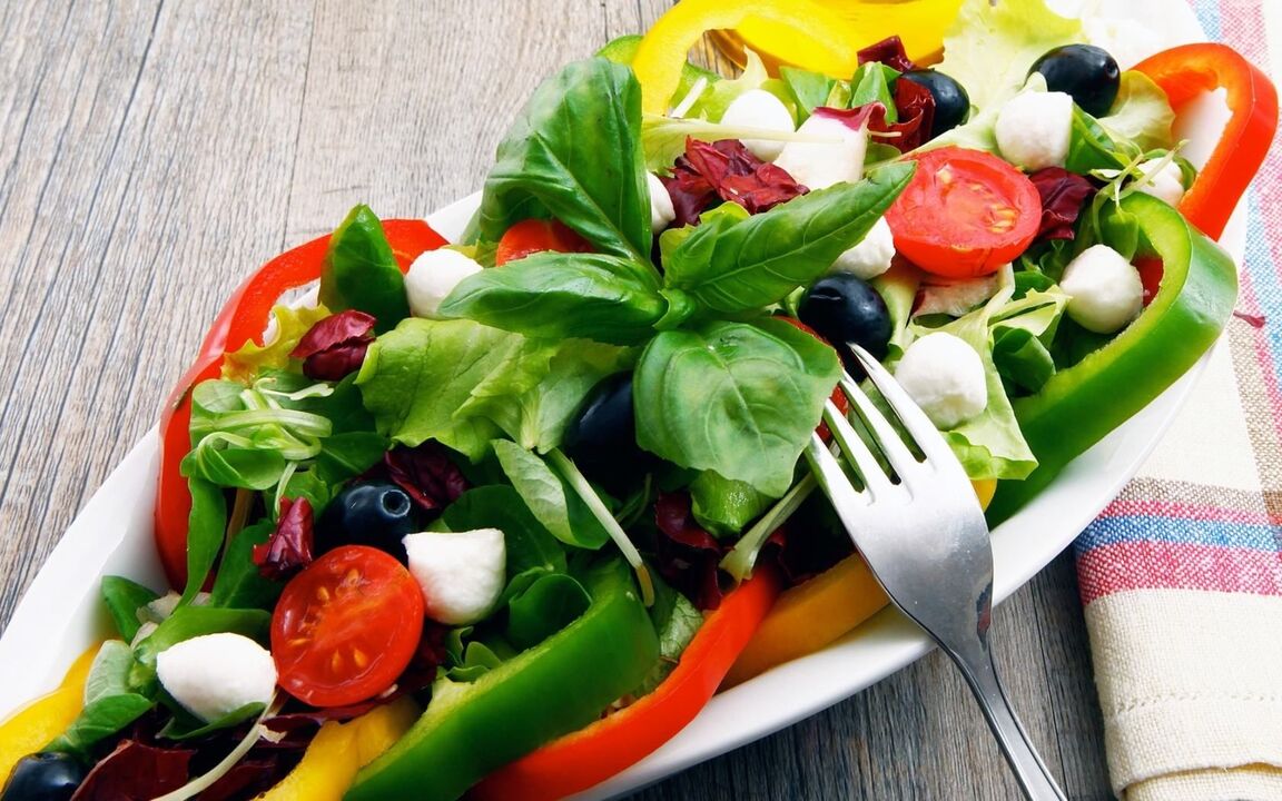 gezonde salade om af te vallen