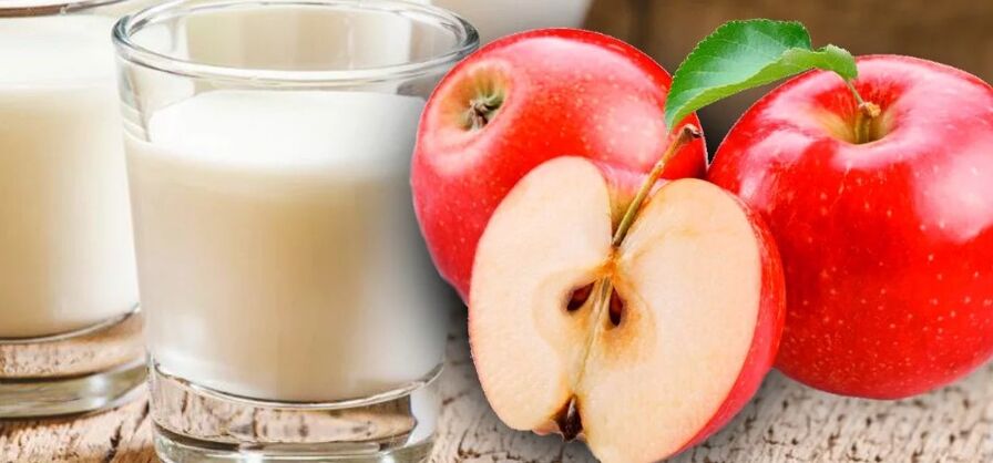 Kefir-apple dieet