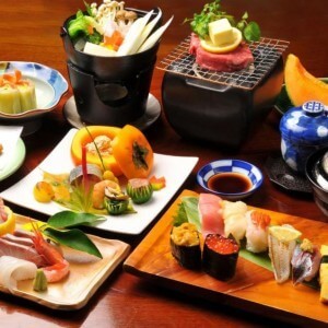 verschillende Japanse gerechten