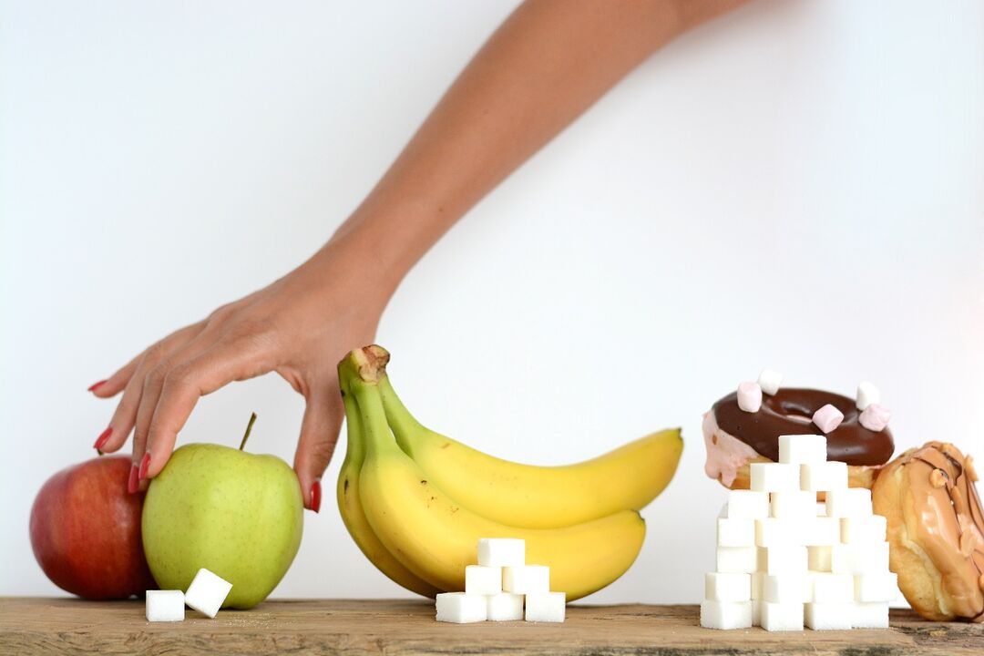 het suikergehalte van voedingsmiddelen voor een koolhydraatarm dieet