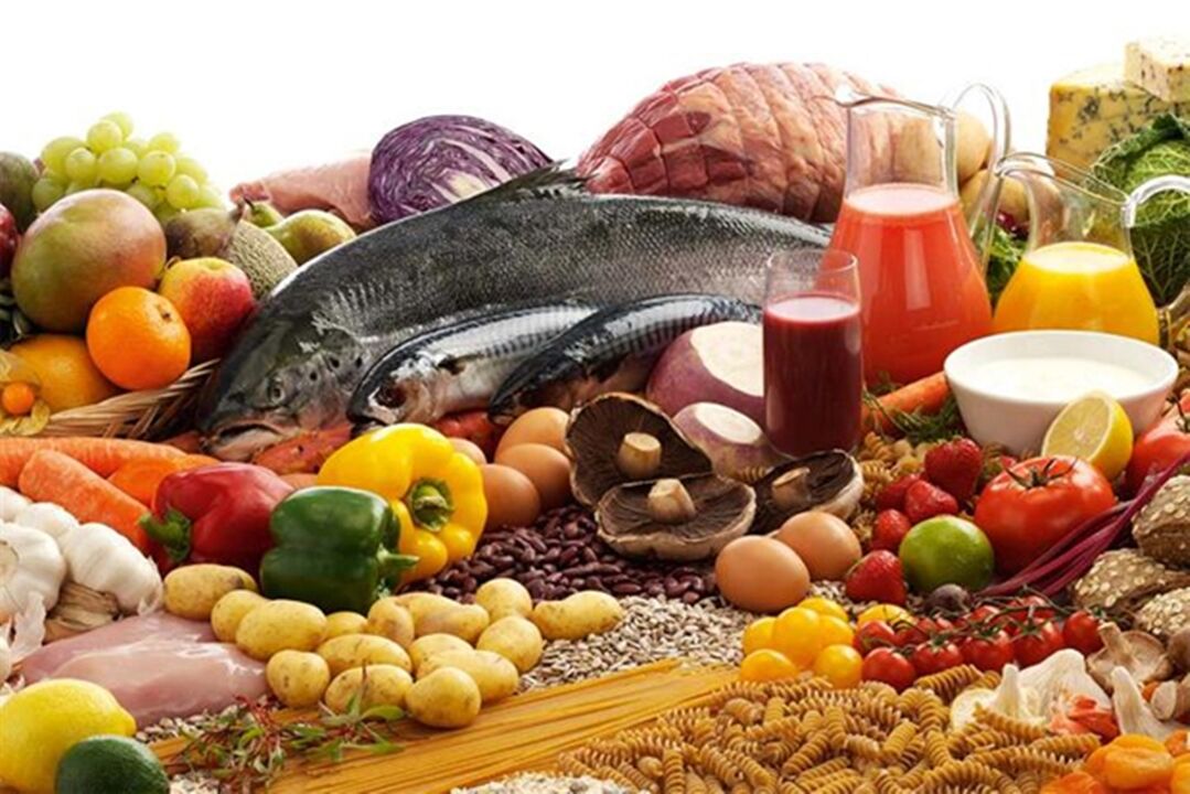 producten voor goede voeding en gewichtsverlies