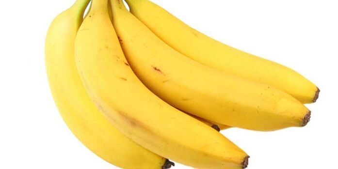 bananen zijn verboden op het eierdieet